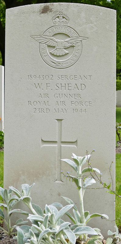 Sgt William Fredrick Shead<br /><br /><br />died on active duty - May 23rd, 1944